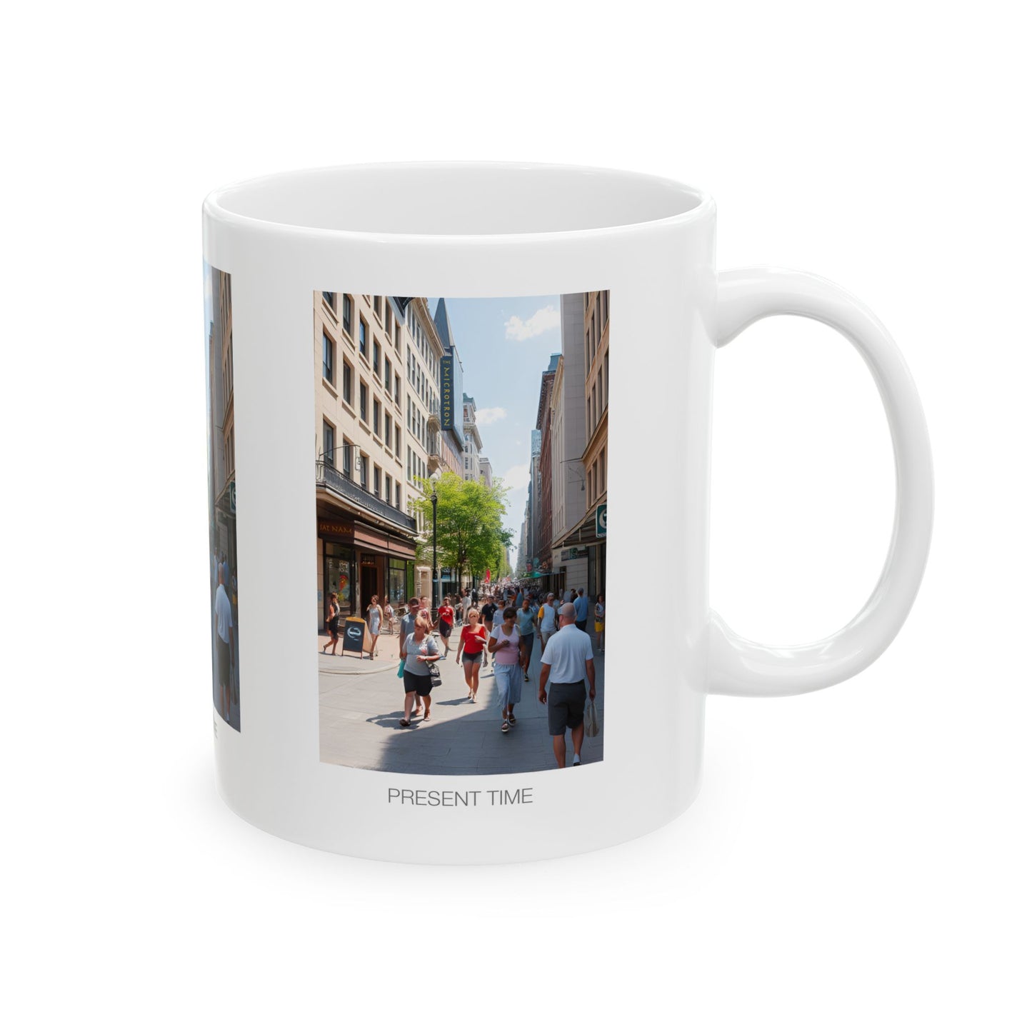 Urban Photography Ceramic Mug - Cityscape Gift, Travel Lover's Drinkware, Coffee Tea Cup, Home Office Decor, Unique Present
