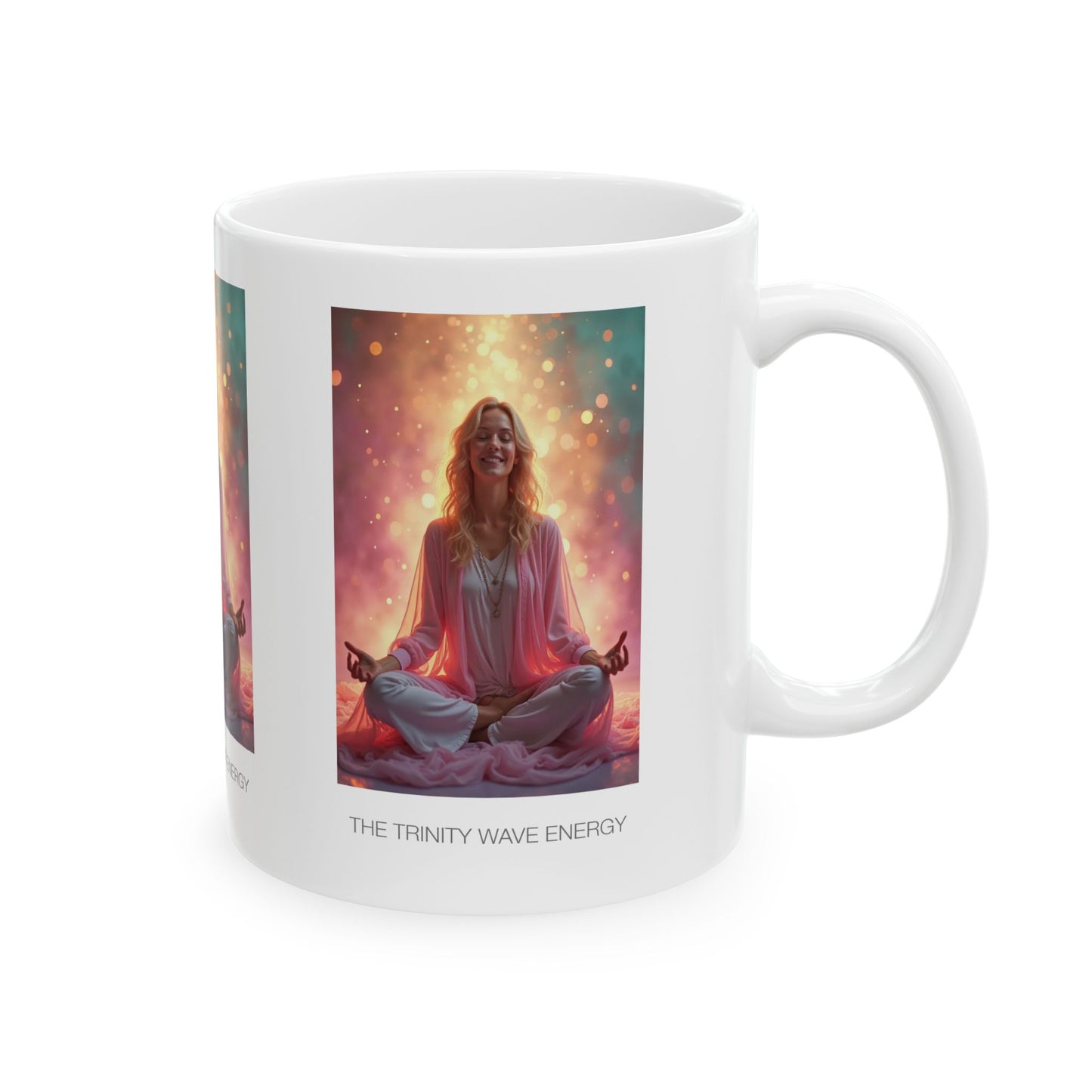 Trinity Wave Energy Mug | Meditation, Spiritual Gift, Mindfulness, Inspirational Coffee Cup, Energy Boost