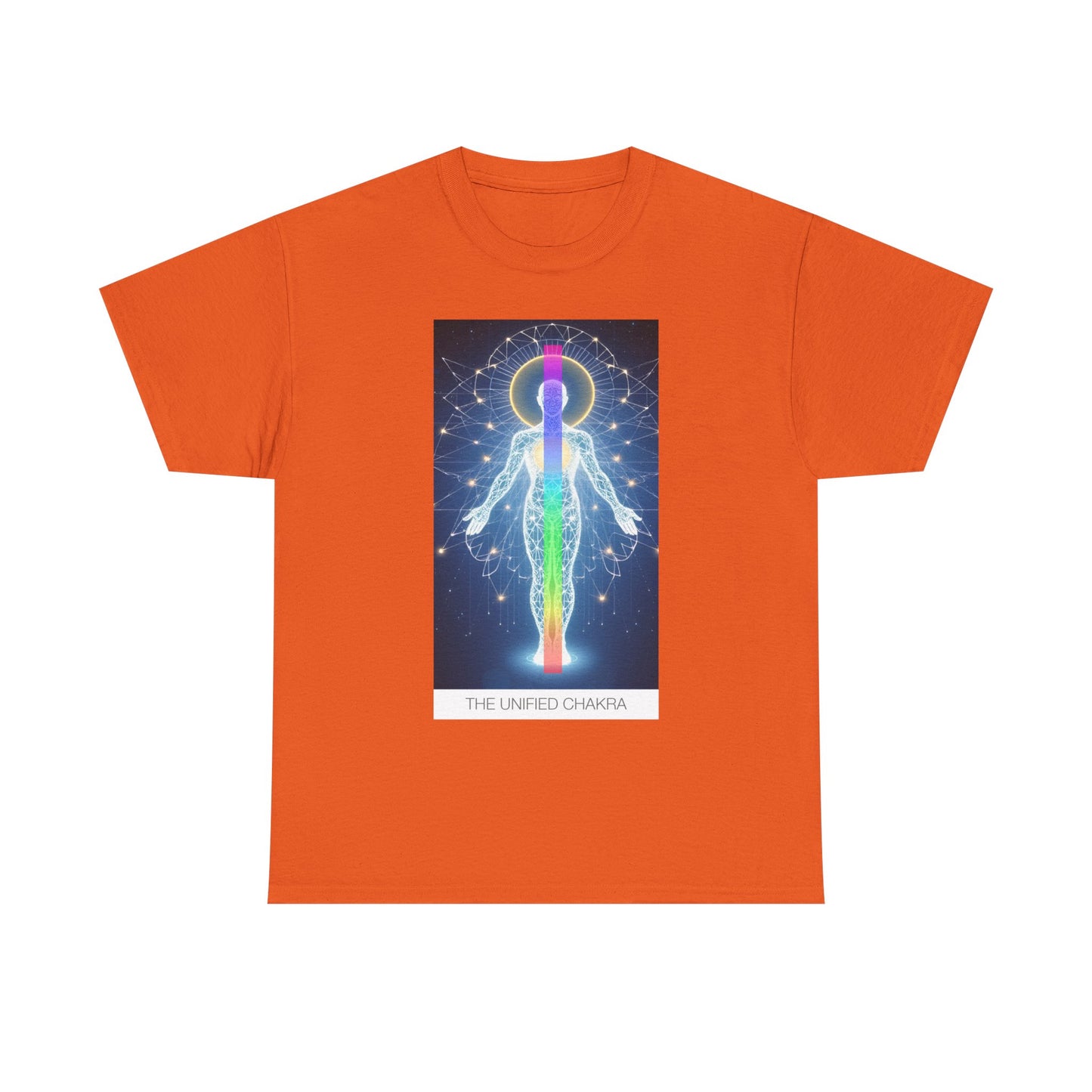 Chakra Energy Unisex Tee, Spiritual T-Shirt, Meditation Gear, Yoga Apparel, Gifts for Wellness, Chakra Art Tee