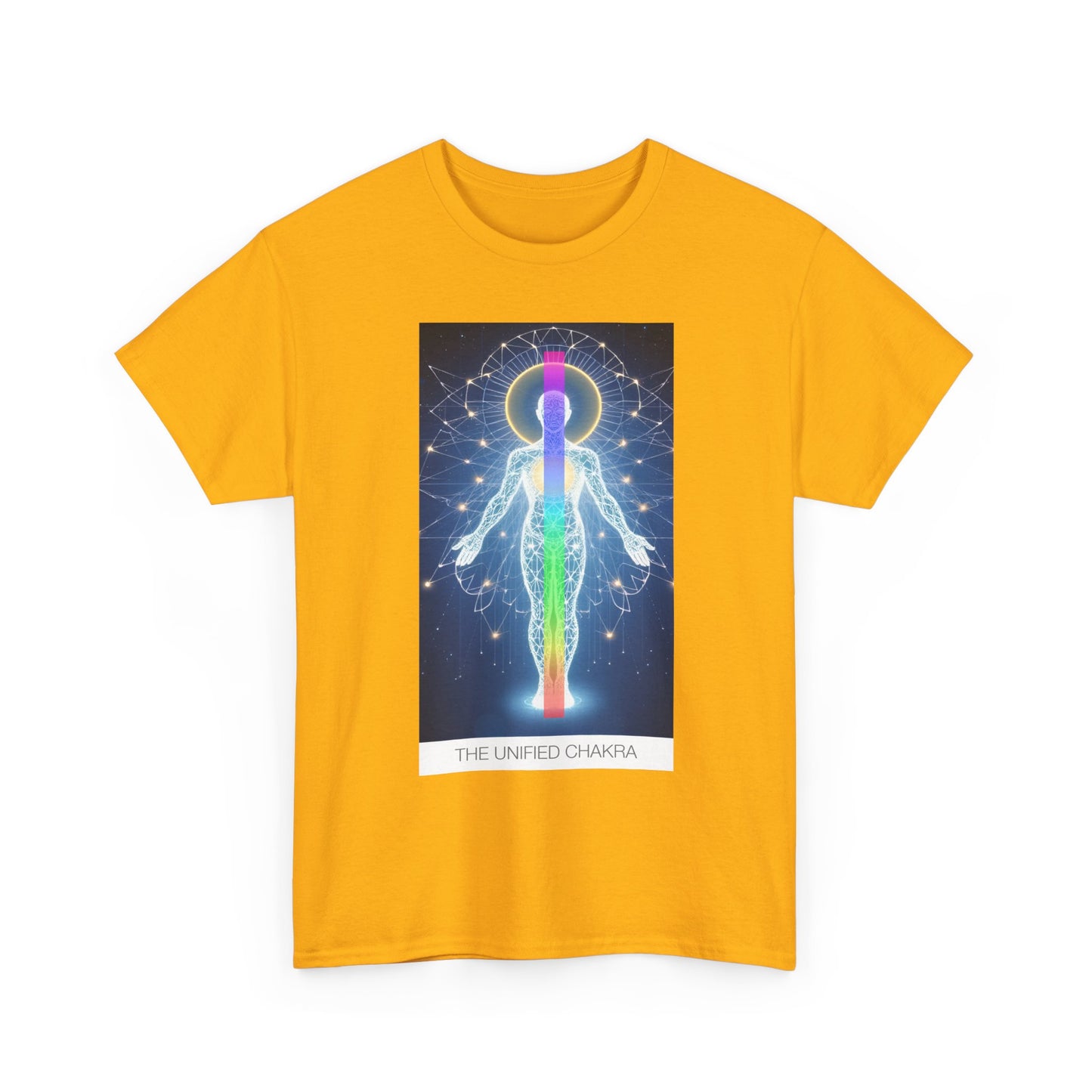 Chakra Energy Unisex Tee, Spiritual T-Shirt, Meditation Gear, Yoga Apparel, Gifts for Wellness, Chakra Art Tee