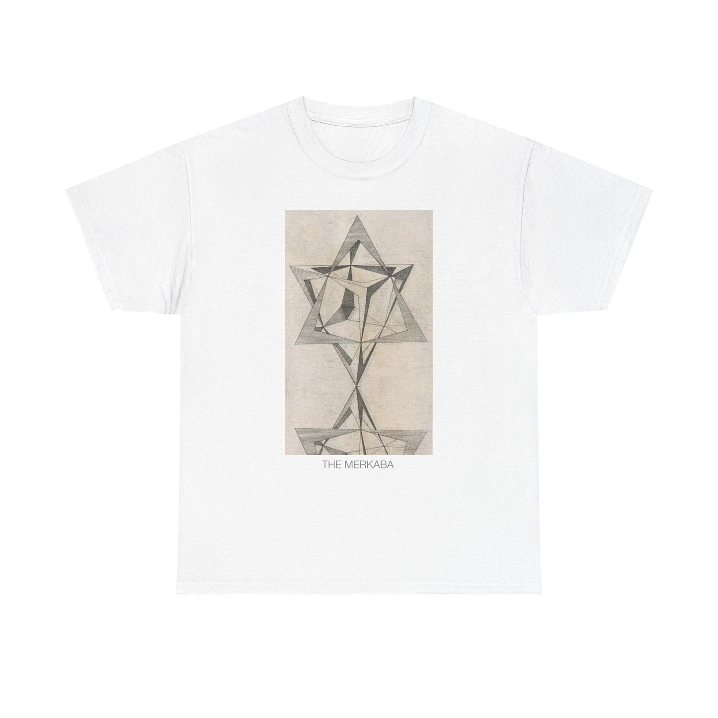 Vintage-Inspired Graphic Tee with Symbolic Design, Unisex Heavy Cotton Tee for Casual Wear, Gifts, Art Lovers, Spiritual Occasions