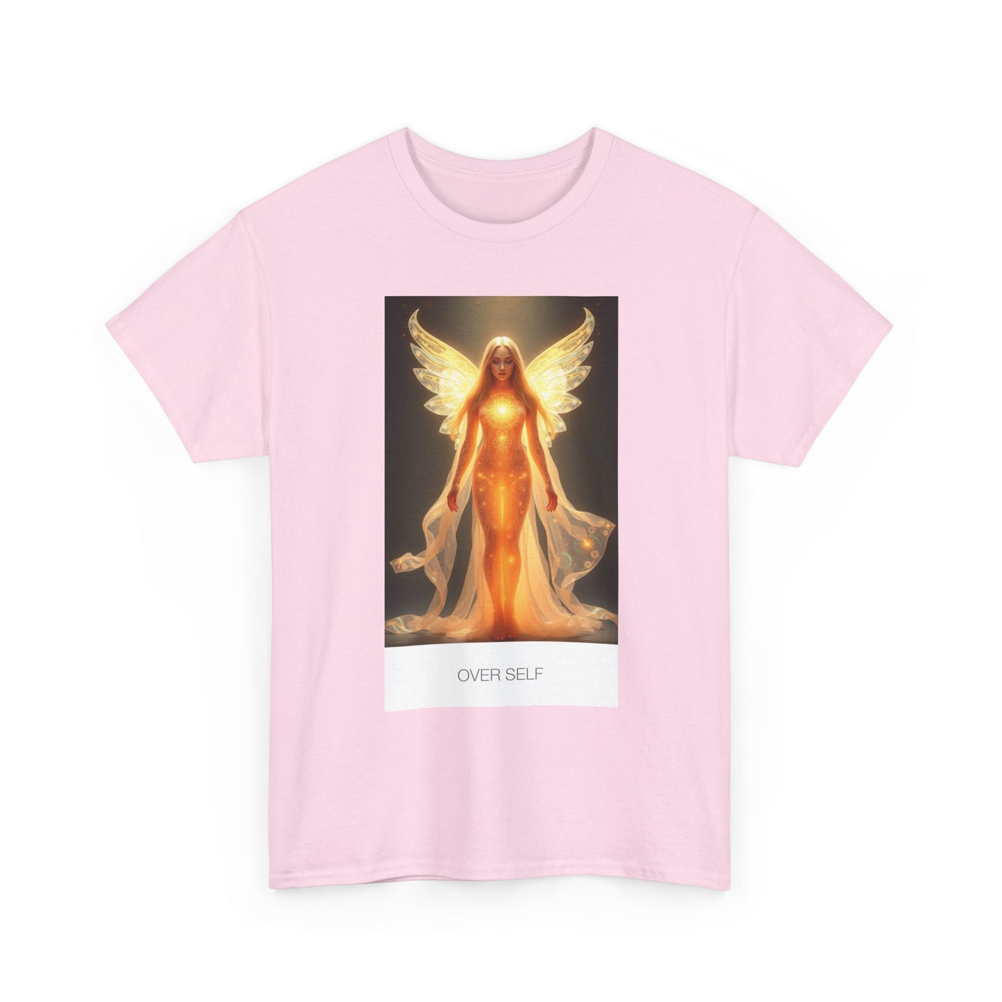 Celestial Self Unisex Heavy Cotton Tee, Inspirational Shirt, Angel Graphic Tee, Spiritual Apparel, Gift for Believers, Unique Casual Wear