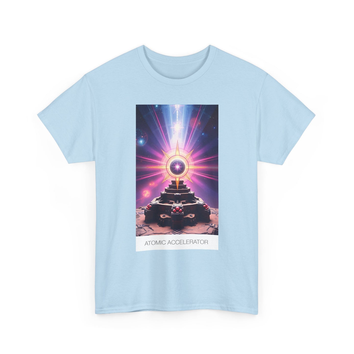 Cosmic Energy Unisex Heavy Cotton Tee, Spiritual Shirt, Meditation Apparel, Gift for Him/Her, Divine Vibes Tee