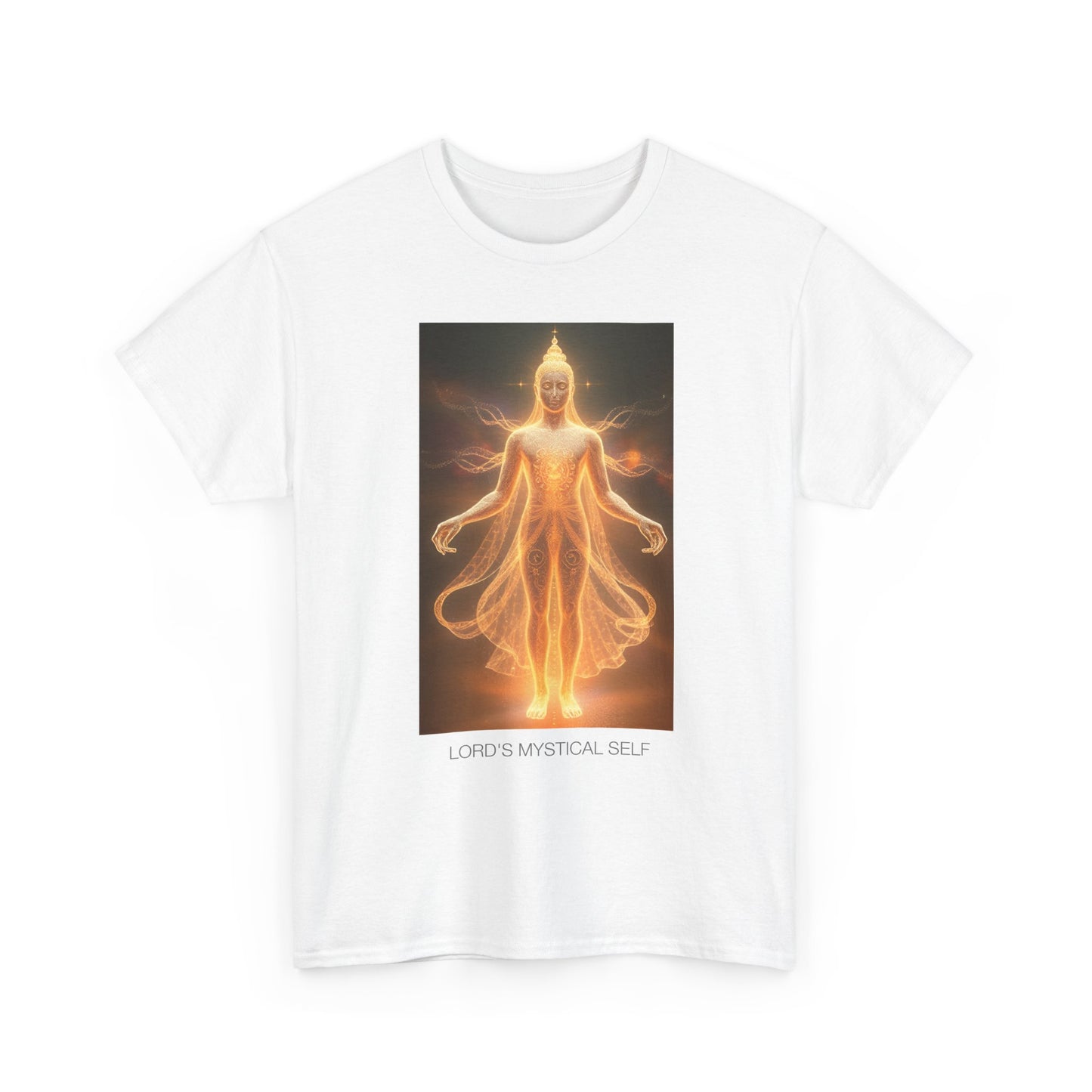 Enlightened Self Cotton Tee | Spiritual Gift, Meditation Shirt, Unisex Apparel, Mindfulness Fashion, Aura Tees