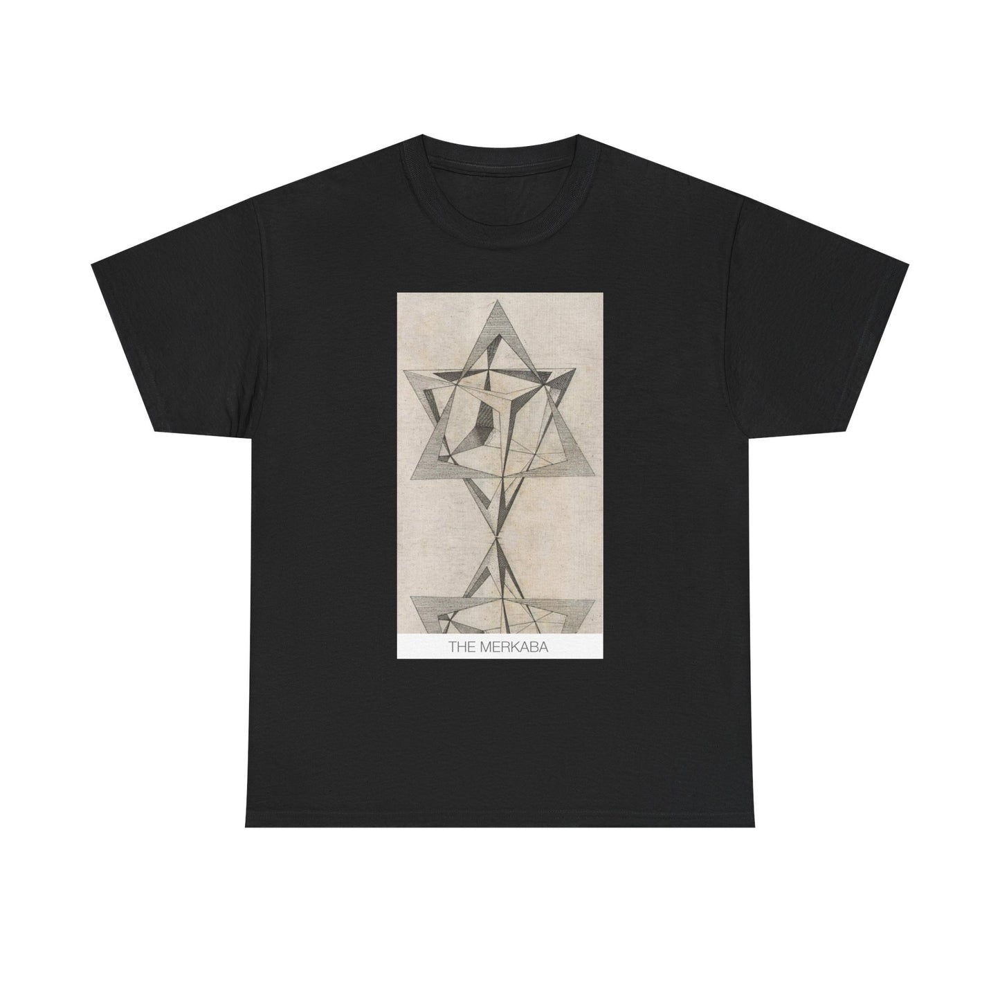 Vintage-Inspired Graphic Tee with Symbolic Design, Unisex Heavy Cotton Tee for Casual Wear, Gifts, Art Lovers, Spiritual Occasions