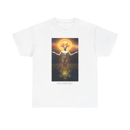 Spiritual Art Graphic Tee, Aesthetic Unisex Tee, The Logic Self Shirt, Gift for Yogis, Meditation Apparel, Cosmic Fashion