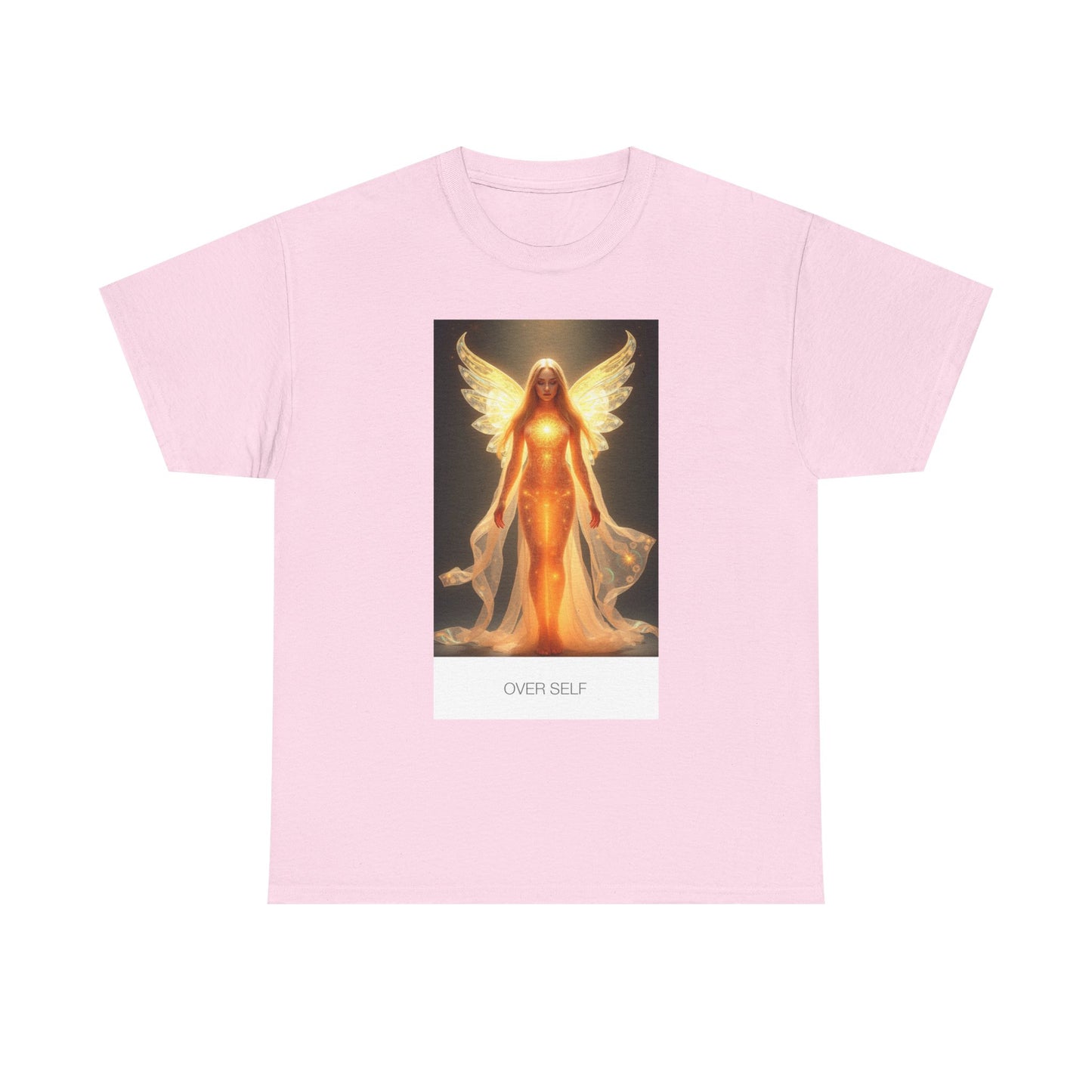 Celestial Self Unisex Heavy Cotton Tee, Inspirational Shirt, Angel Graphic Tee, Spiritual Apparel, Gift for Believers, Unique Casual Wear