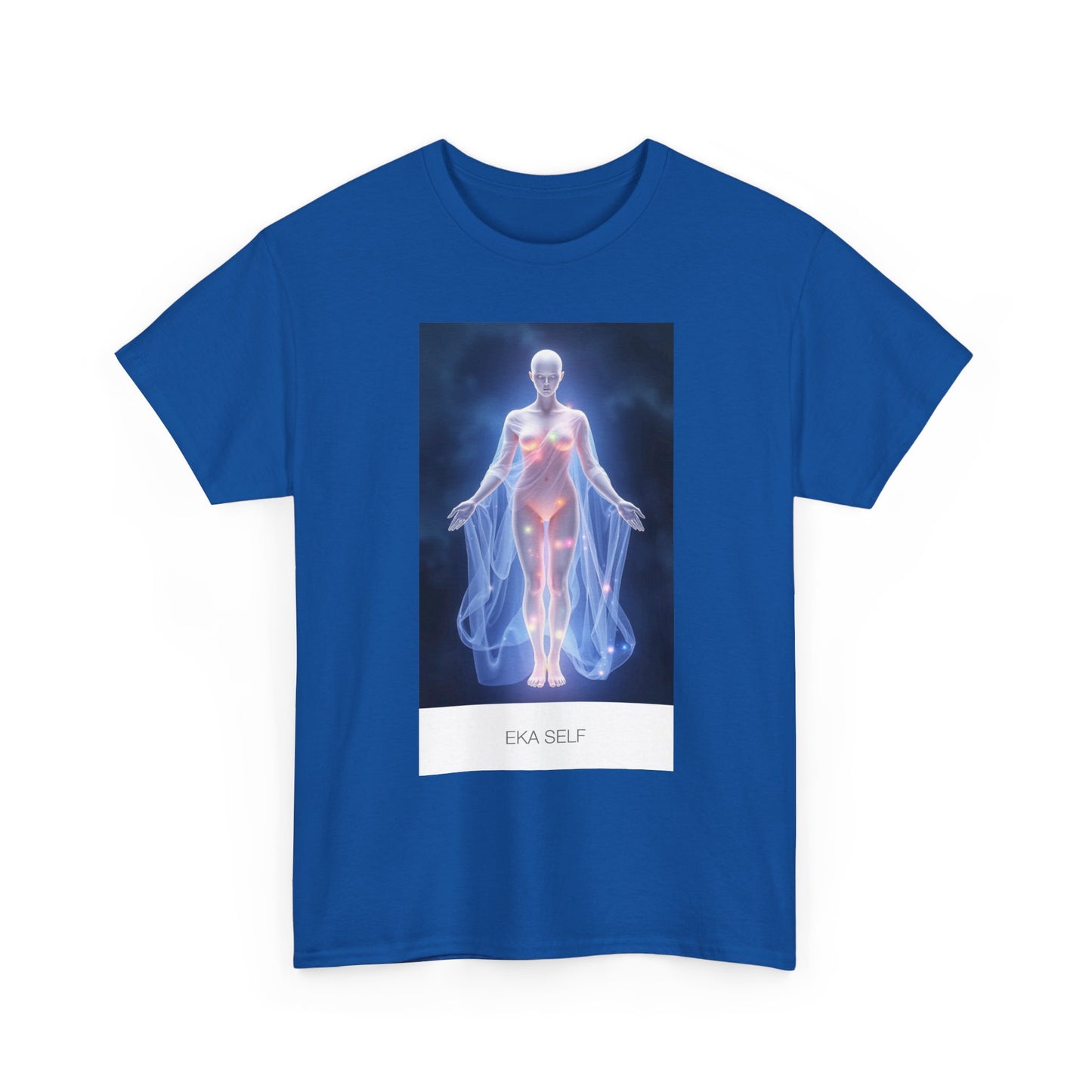 Ethereal Spirit Tee, Unisex Heavy Cotton Tee, Spiritual Gift, Chakra Shirt, Wellness Wear, Metaphysical Art Tee
