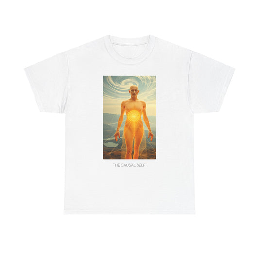 Spiritual Self Graphic Tee | Unisex Heavy Cotton Tee, Meditation Shirt, Yoga Apparel, Boho Style Top, Mindfulness Gift