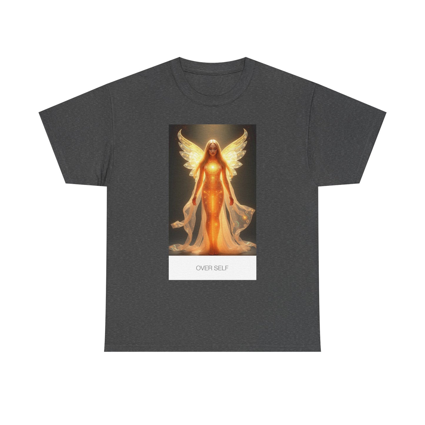 Celestial Self Unisex Heavy Cotton Tee, Inspirational Shirt, Angel Graphic Tee, Spiritual Apparel, Gift for Believers, Unique Casual Wear