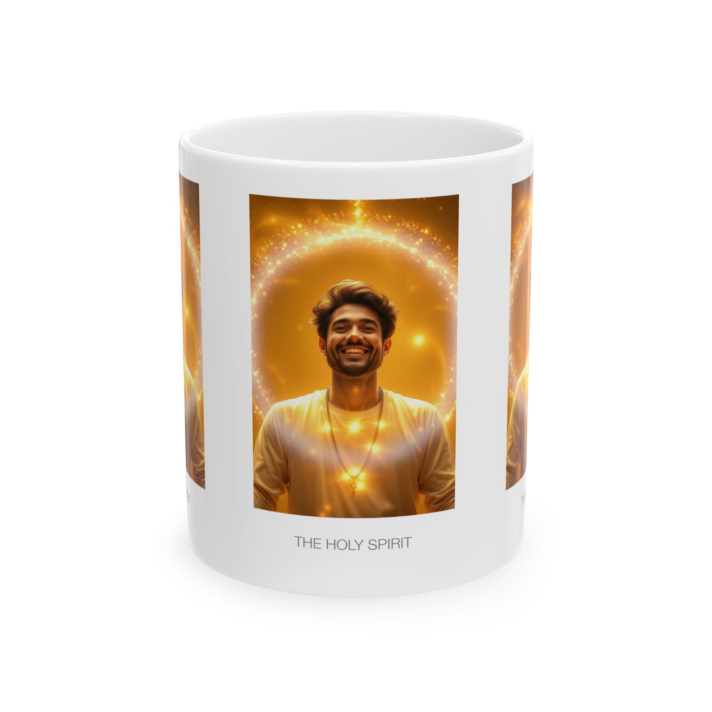 Glowing Spirit Mug - Empowering Ceramic Coffee Cup, Spiritual Gift, Inspirational Drinkware, Meditation Mug, 11oz 15oz