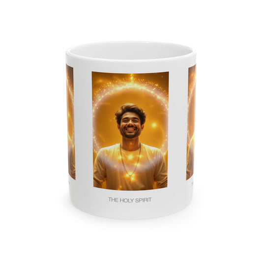 Glowing Spirit Mug - Empowering Ceramic Coffee Cup, Spiritual Gift, Inspirational Drinkware, Meditation Mug, 11oz 15oz