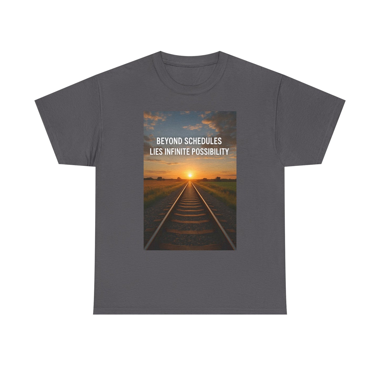 Inspirational Unisex Tee - Beyond Schedules Lies Infinite Possibility | Motivational Gift for Dreamers, Relaxed Fit, Everyday Wear, [...]