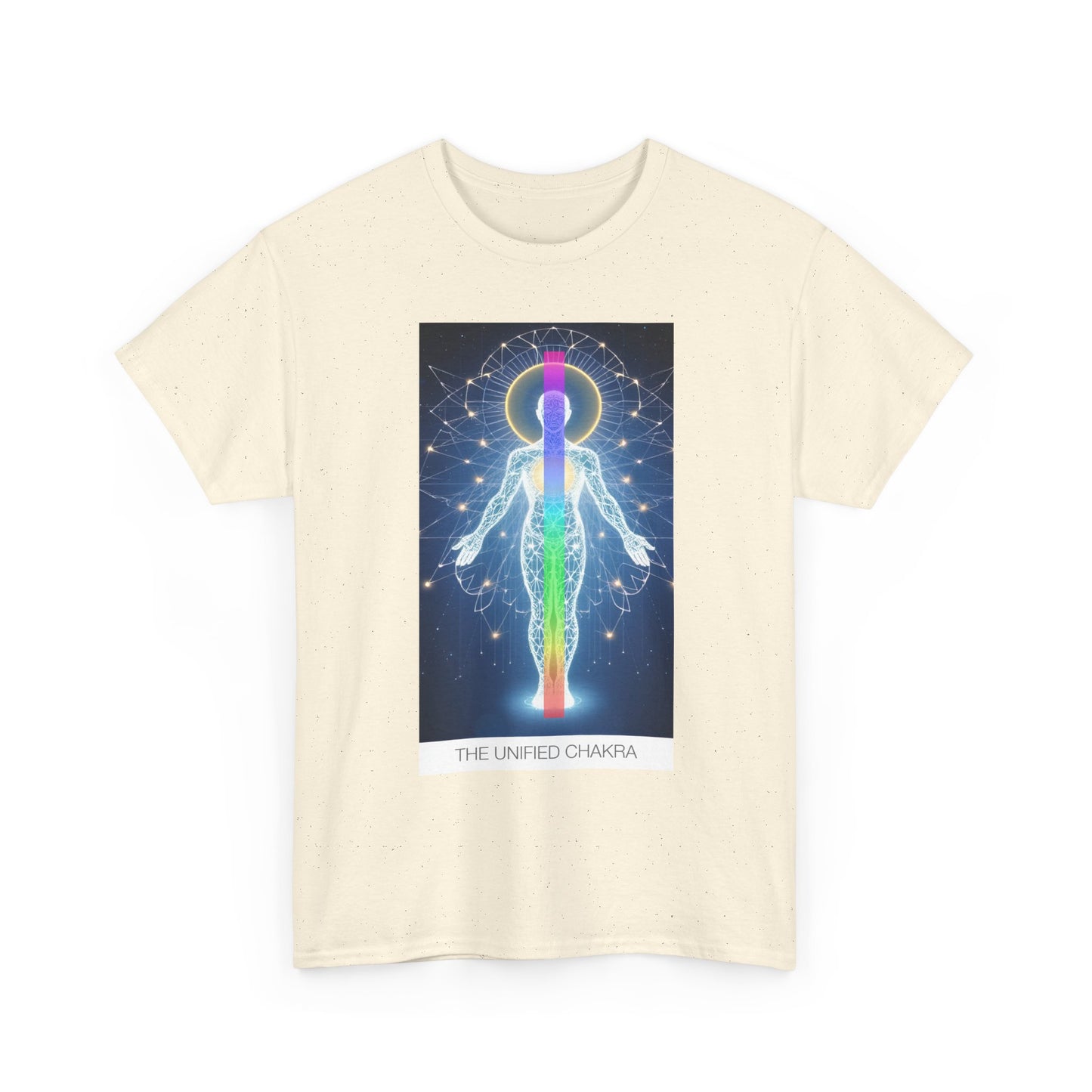 Chakra Energy Unisex Tee, Spiritual T-Shirt, Meditation Gear, Yoga Apparel, Gifts for Wellness, Chakra Art Tee