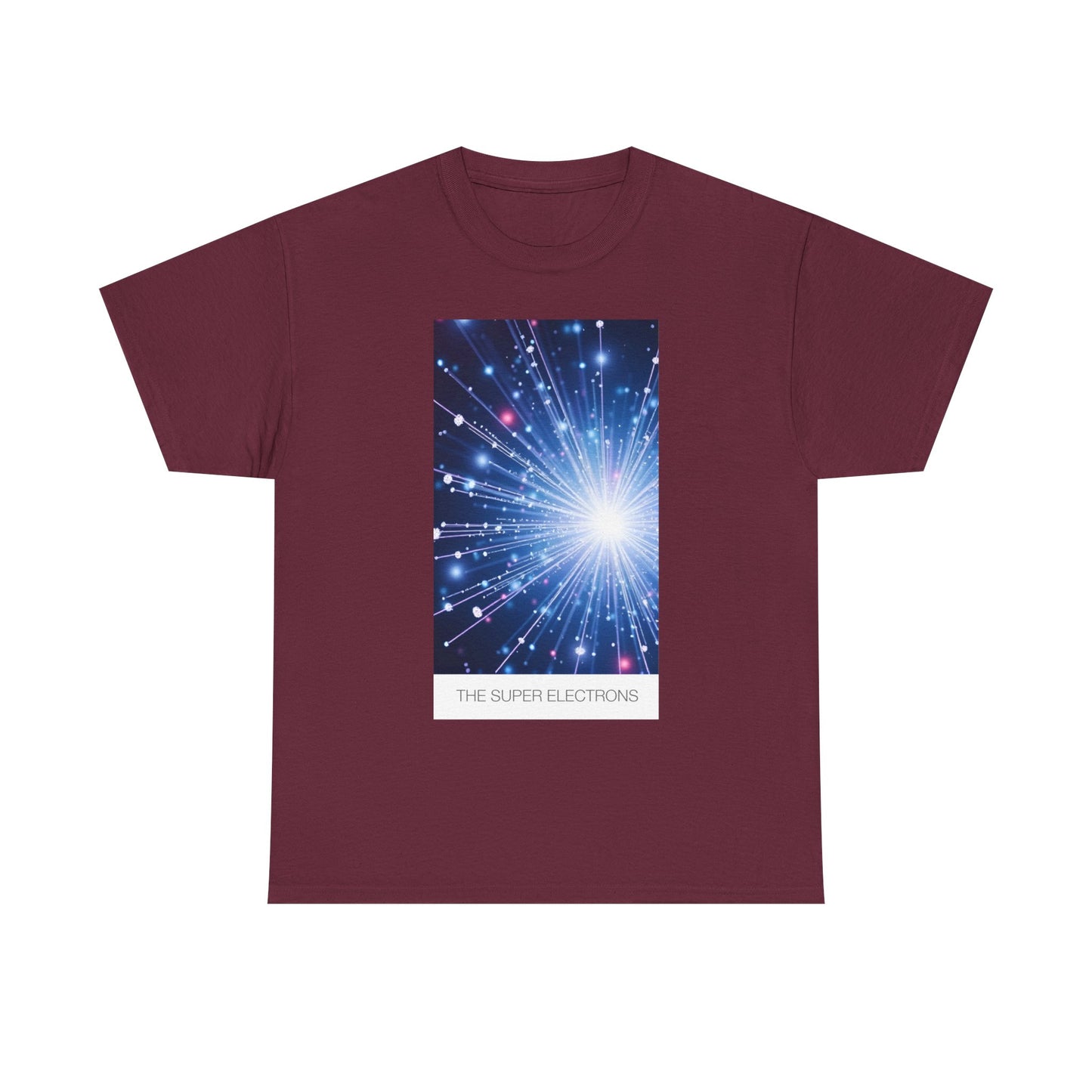 Cosmic Light Unisex Heavy Cotton Tee, Graphic Tee, Trendy Shirt, Casual Wear, Space Art Apparel, Gift for Space Lovers