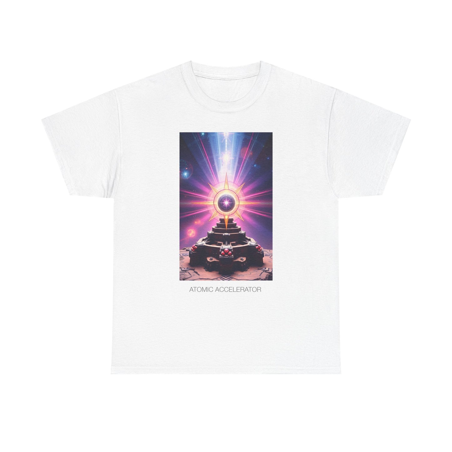 Cosmic Energy Unisex Heavy Cotton Tee, Spiritual Shirt, Meditation Apparel, Gift for Him/Her, Divine Vibes Tee
