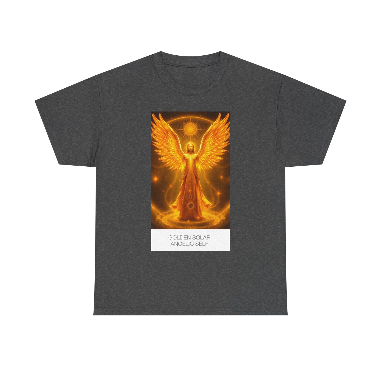 Angelic Self Graphic Tee, Spiritual T-Shirt, Gift for Angel Lovers, Positive Vibe Cotton Tee, Unisex Apparel for Mindfulness