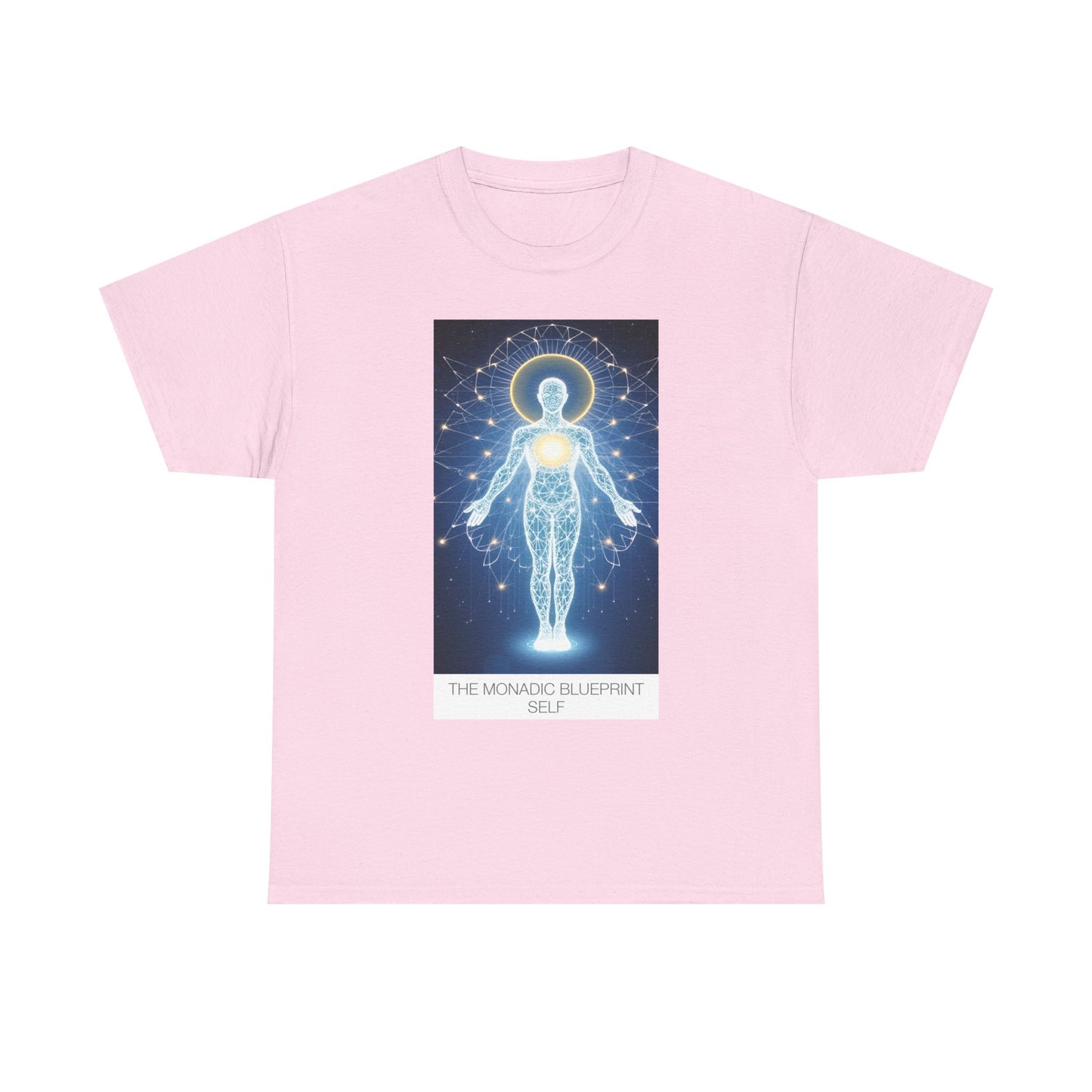 Cosmic Blueprint Tee - Spiritual Heavy Cotton Shirt, Unisex Graphic Tee, Meditation Apparel, Gift for Yogis