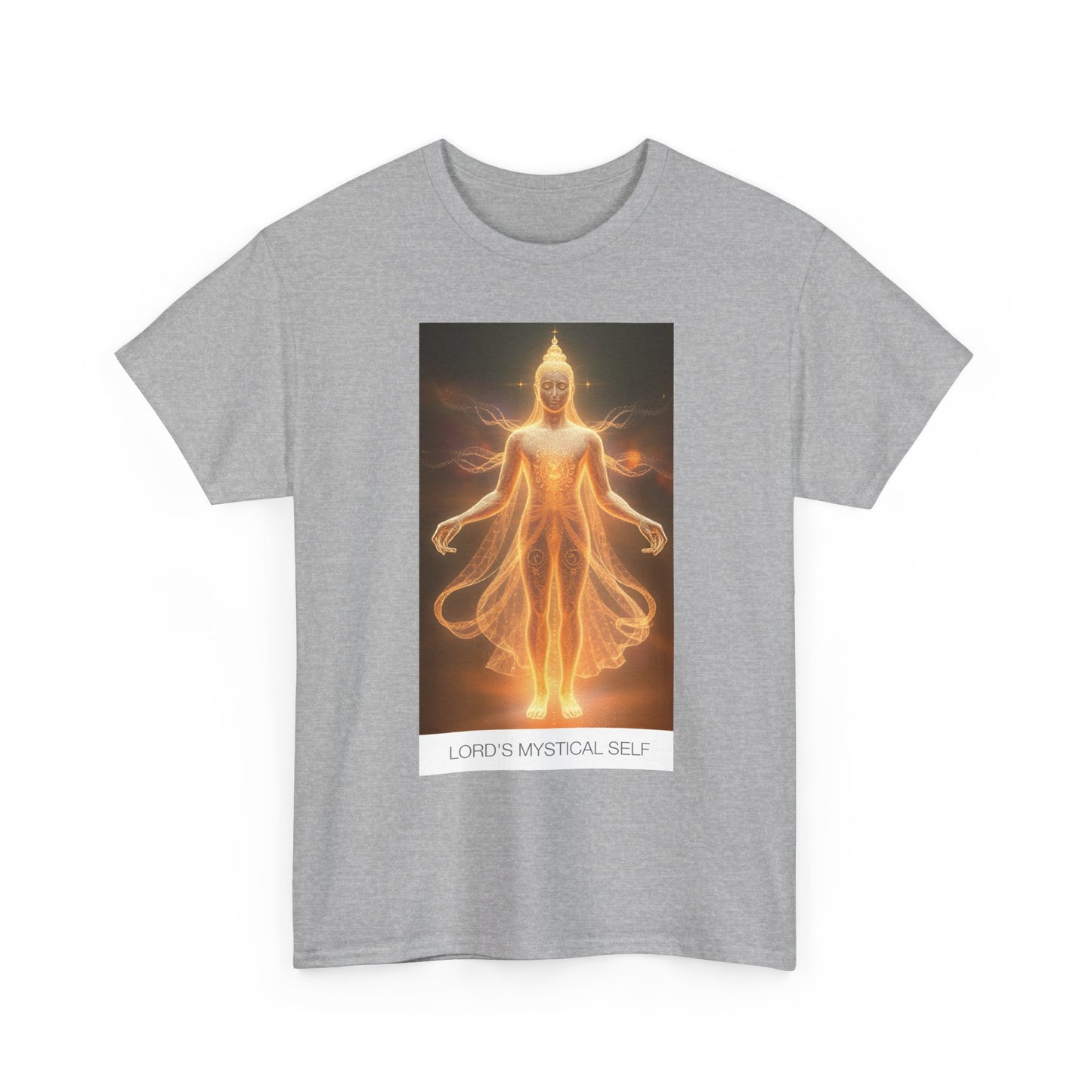 Enlightened Self Cotton Tee | Spiritual Gift, Meditation Shirt, Unisex Apparel, Mindfulness Fashion, Aura Tees