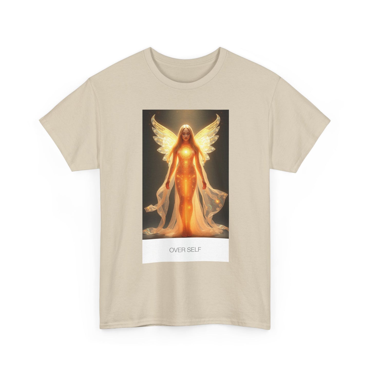 Celestial Self Unisex Heavy Cotton Tee, Inspirational Shirt, Angel Graphic Tee, Spiritual Apparel, Gift for Believers, Unique Casual Wear