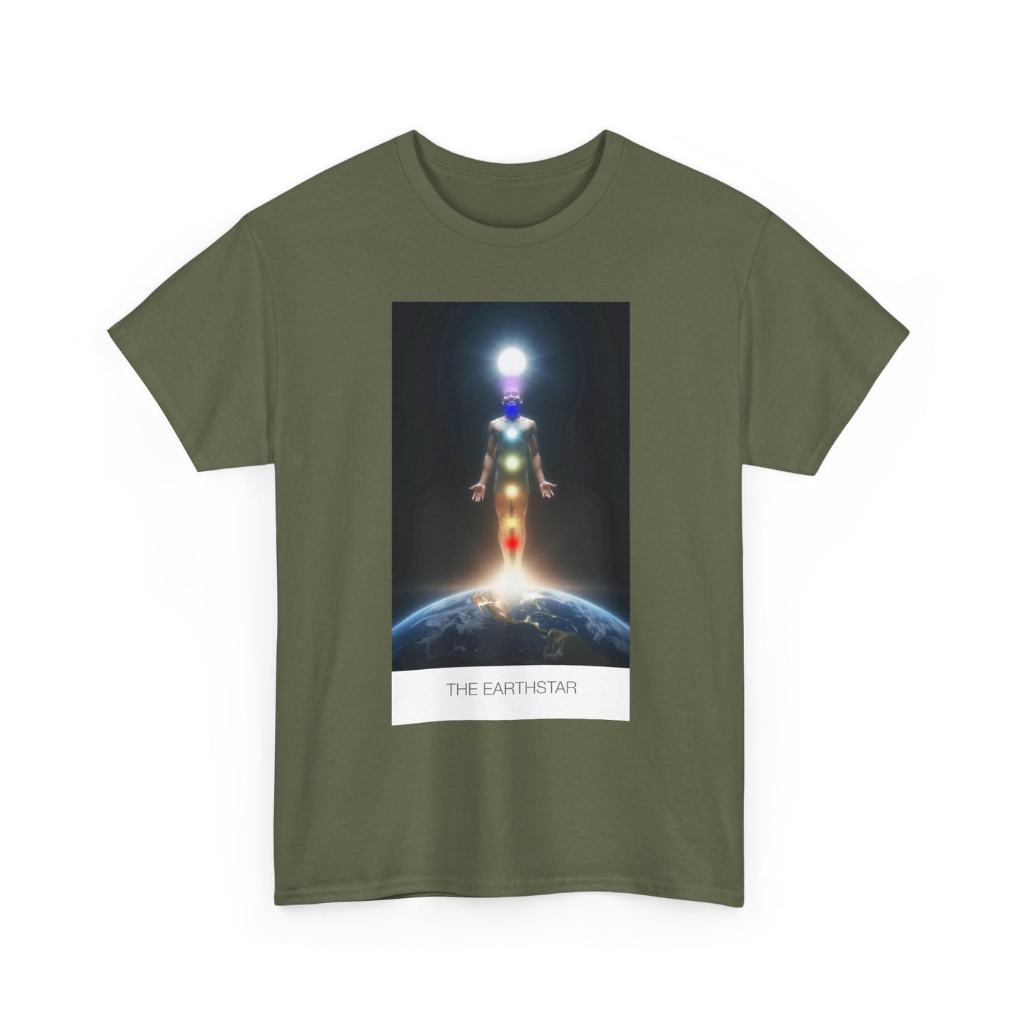 Cosmic Energy Unisex Heavy Cotton Tee, Spiritual Shirt, Meditation Gift, Universe Lover Tee, Inspirational T-Shirt