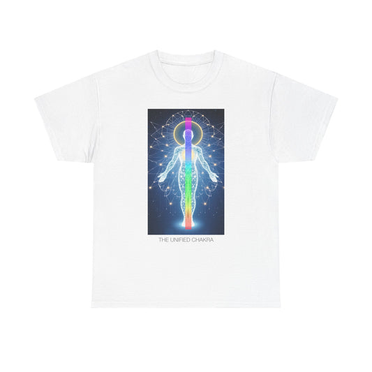 Chakra Energy Unisex Tee, Spiritual T-Shirt, Meditation Gear, Yoga Apparel, Gifts for Wellness, Chakra Art Tee