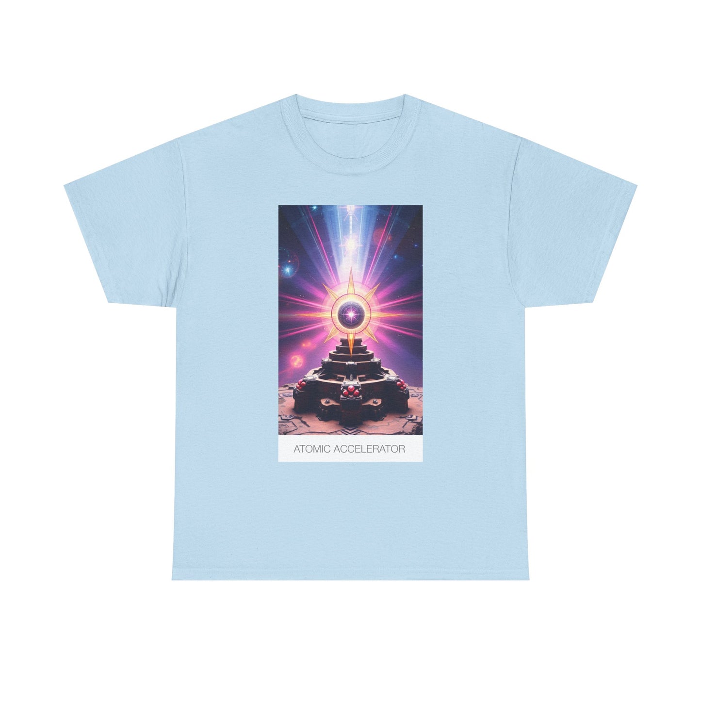 Cosmic Energy Unisex Heavy Cotton Tee, Spiritual Shirt, Meditation Apparel, Gift for Him/Her, Divine Vibes Tee