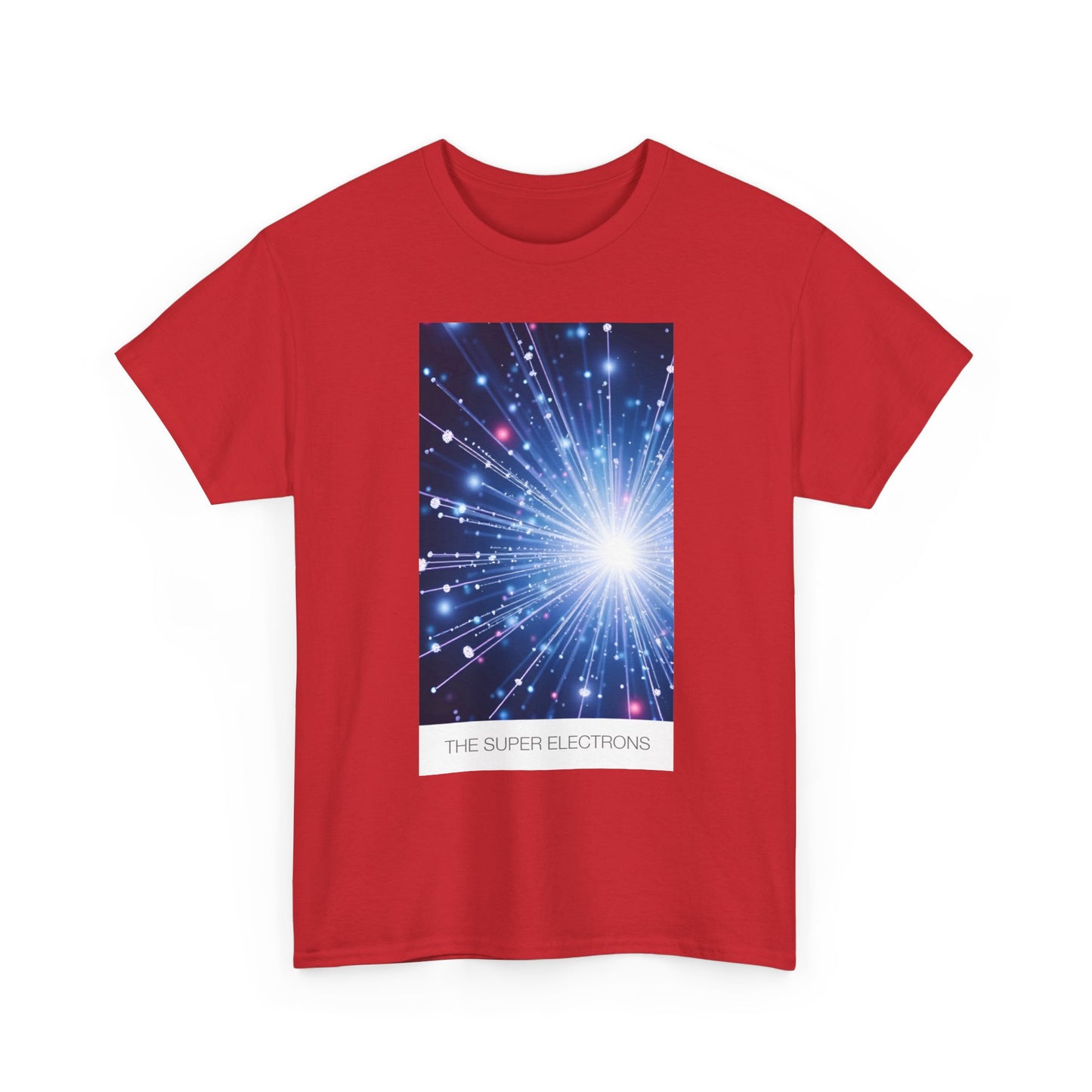 Cosmic Light Unisex Heavy Cotton Tee, Graphic Tee, Trendy Shirt, Casual Wear, Space Art Apparel, Gift for Space Lovers