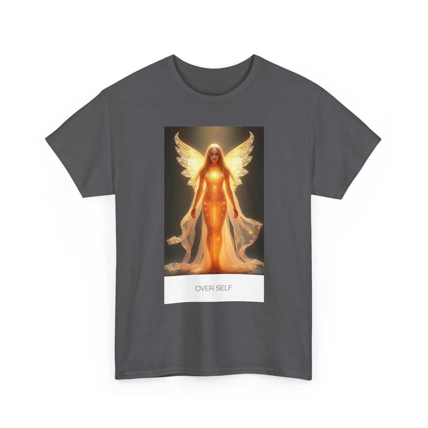 Celestial Self Unisex Heavy Cotton Tee, Inspirational Shirt, Angel Graphic Tee, Spiritual Apparel, Gift for Believers, Unique Casual Wear