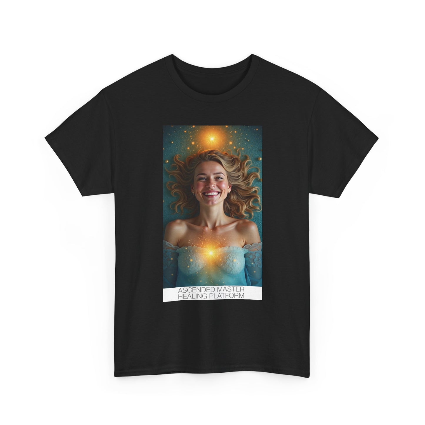 Healing Energy Tee - Unisex Cotton T-Shirt for Wellness, Meditation, Spiritual Journey, Gift for Holistic Health Enthusiasts