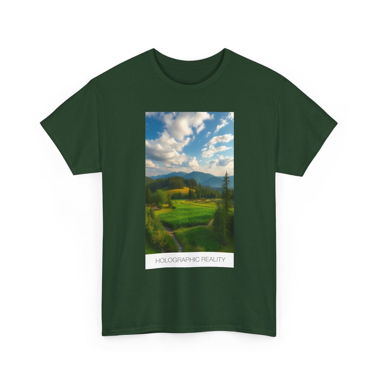 Holographic Reality Tee - Unisex Heavy Cotton Shirt for Nature Lovers, Perfect for Casual Outings, Gifts, Summer Vibes, Eco-Conscious [...]