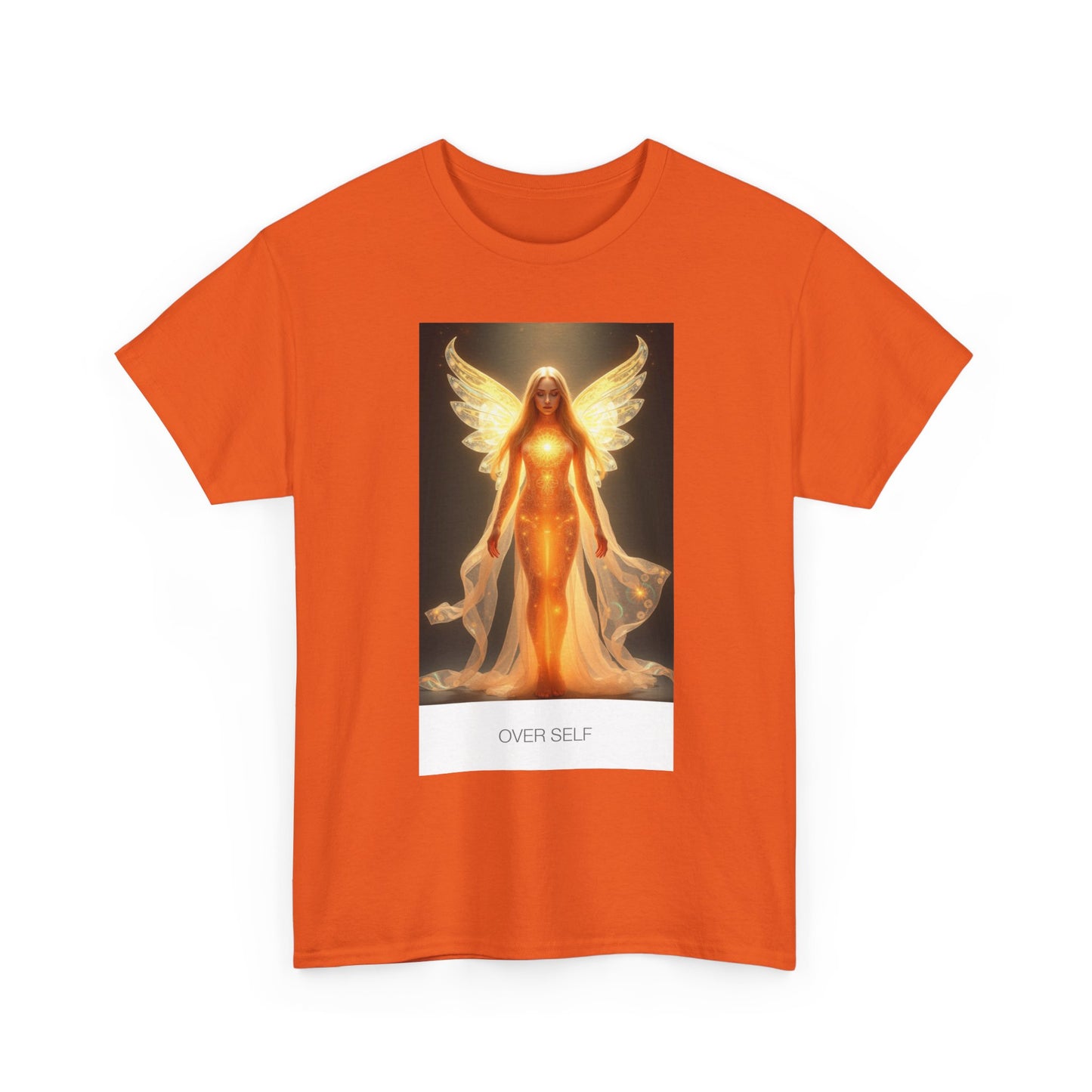 Celestial Self Unisex Heavy Cotton Tee, Inspirational Shirt, Angel Graphic Tee, Spiritual Apparel, Gift for Believers, Unique Casual Wear