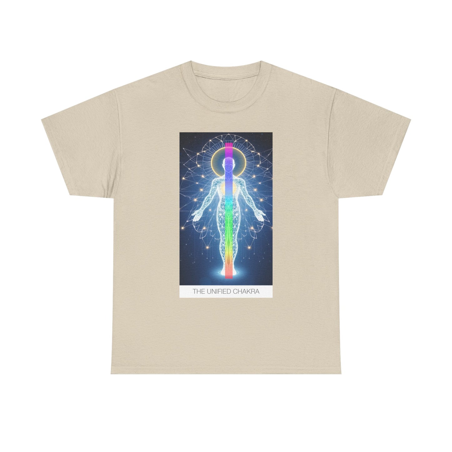 Chakra Energy Unisex Tee, Spiritual T-Shirt, Meditation Gear, Yoga Apparel, Gifts for Wellness, Chakra Art Tee