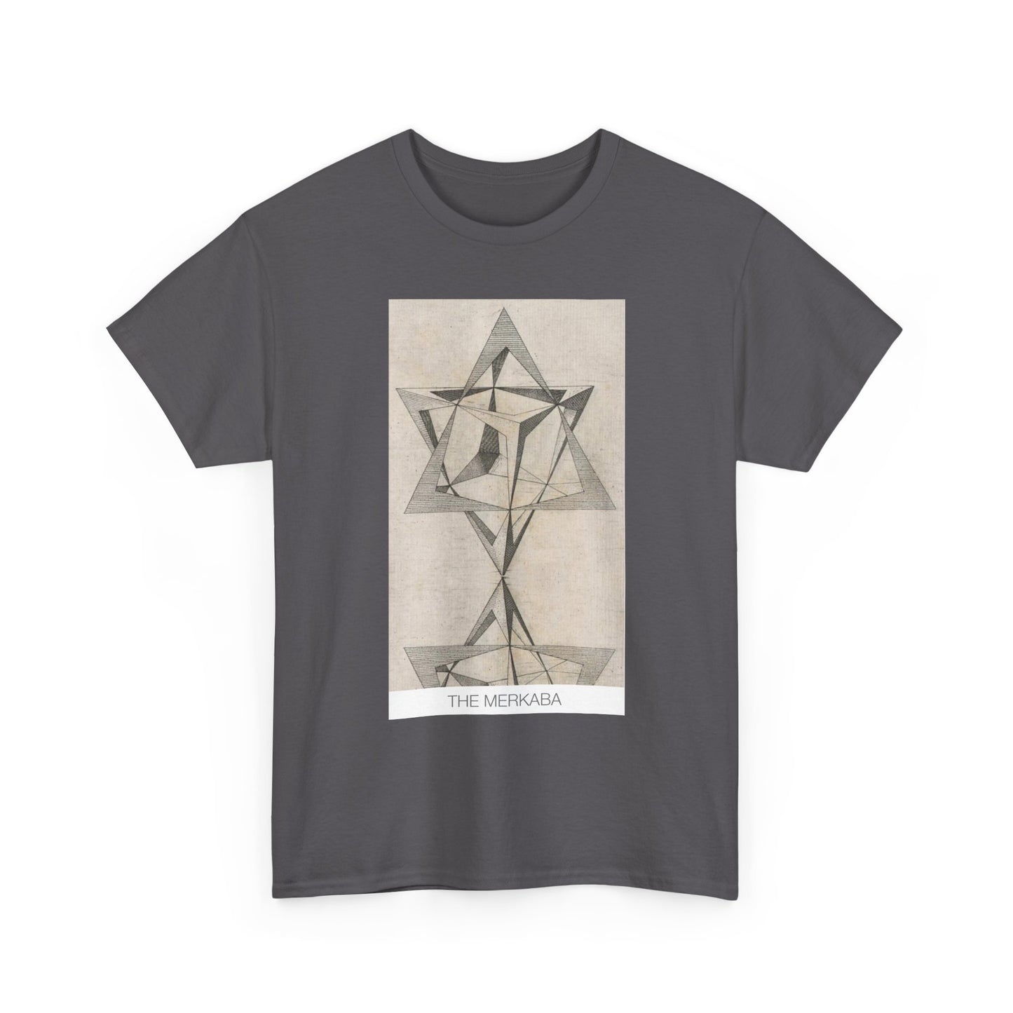 Vintage-Inspired Graphic Tee with Symbolic Design, Unisex Heavy Cotton Tee for Casual Wear, Gifts, Art Lovers, Spiritual Occasions