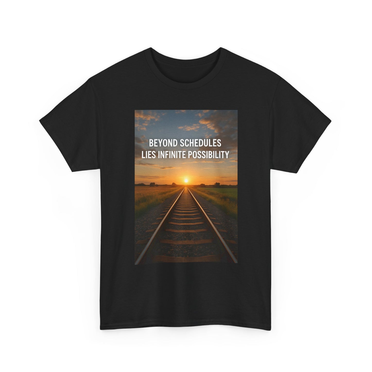 Inspirational Unisex Tee - Beyond Schedules Lies Infinite Possibility | Motivational Gift for Dreamers, Relaxed Fit, Everyday Wear, [...]