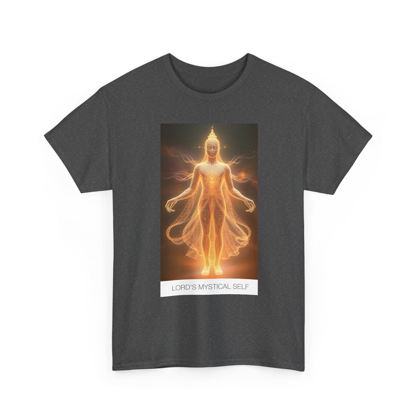 Enlightened Self Cotton Tee | Spiritual Gift, Meditation Shirt, Unisex Apparel, Mindfulness Fashion, Aura Tees