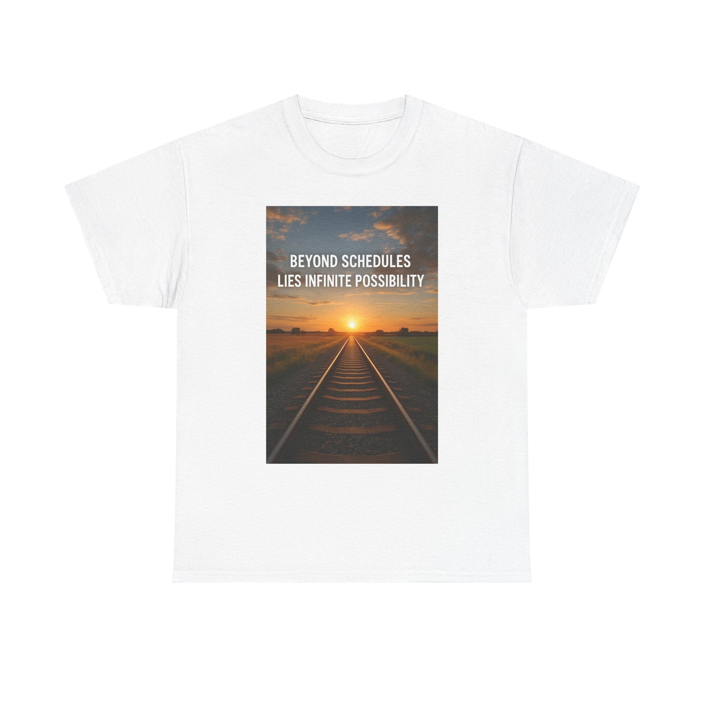 Inspirational Unisex Tee - Beyond Schedules Lies Infinite Possibility | Motivational Gift for Dreamers, Relaxed Fit, Everyday Wear, [...]