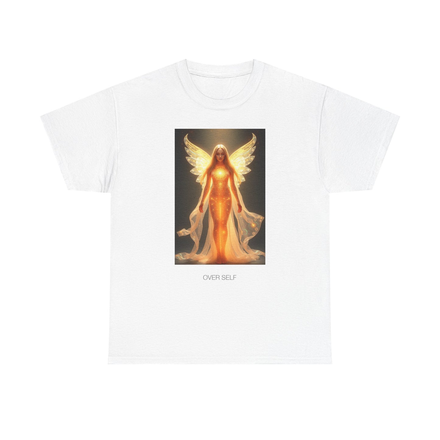 Celestial Self Unisex Heavy Cotton Tee, Inspirational Shirt, Angel Graphic Tee, Spiritual Apparel, Gift for Believers, Unique Casual Wear