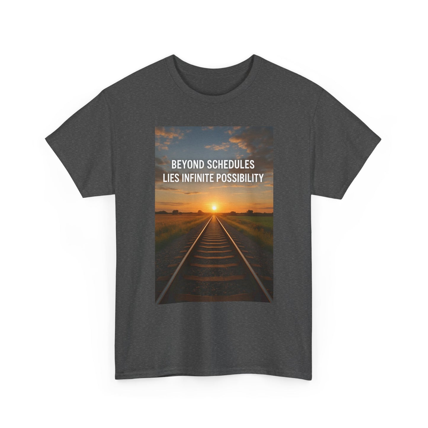 Inspirational Unisex Tee - Beyond Schedules Lies Infinite Possibility | Motivational Gift for Dreamers, Relaxed Fit, Everyday Wear, [...]