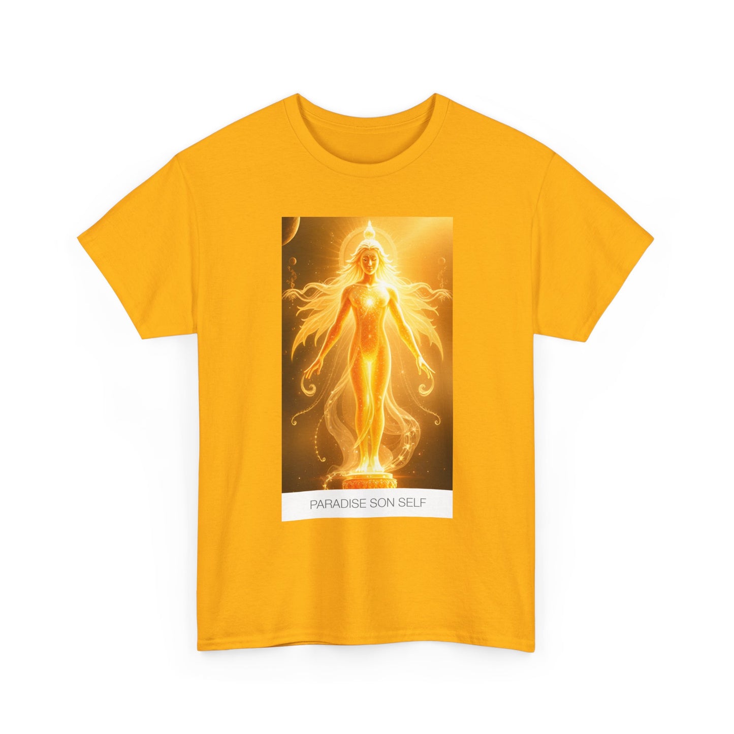 Golden Goddess Unisex Tee | Embrace Your Inner Light, Spiritual Gift, Casual Wear, Festival Shirt, Meditation Apparel