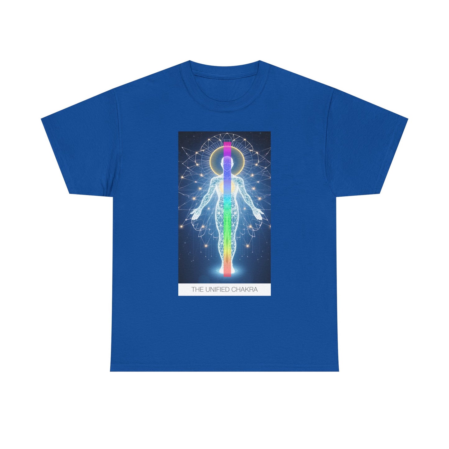 Chakra Energy Unisex Tee, Spiritual T-Shirt, Meditation Gear, Yoga Apparel, Gifts for Wellness, Chakra Art Tee