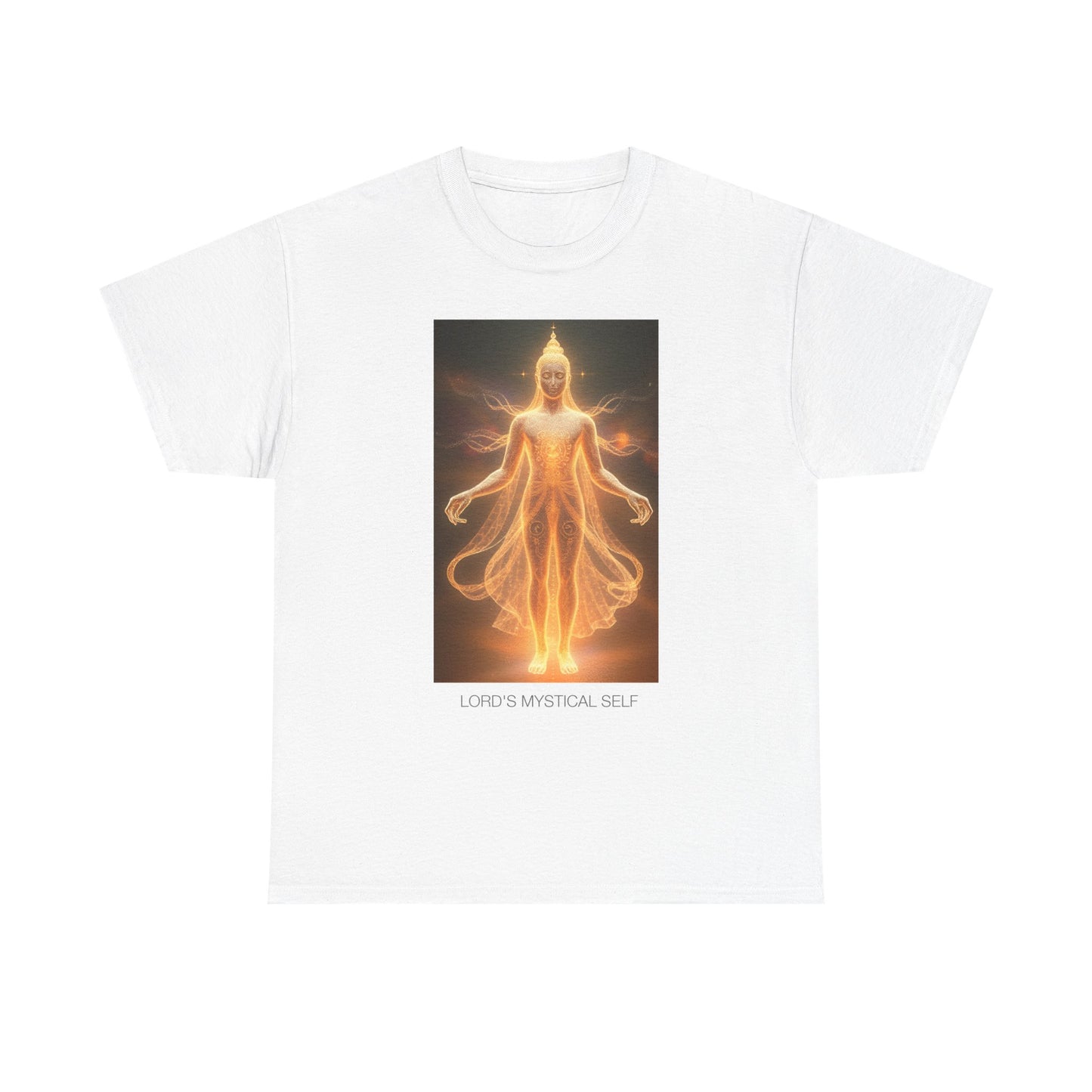 Enlightened Self Cotton Tee | Spiritual Gift, Meditation Shirt, Unisex Apparel, Mindfulness Fashion, Aura Tees