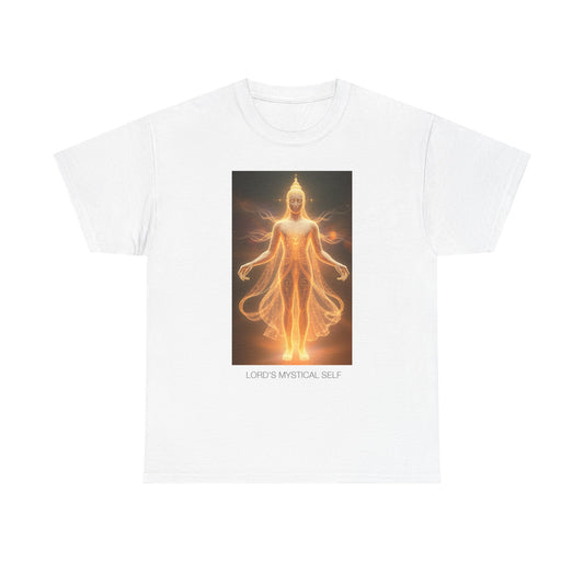 Enlightened Self Cotton Tee | Spiritual Gift, Meditation Shirt, Unisex Apparel, Mindfulness Fashion, Aura Tees