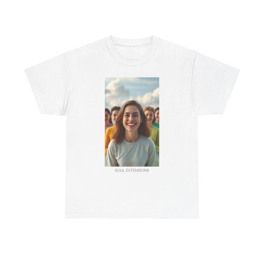 Soul Awakening Unisex Heavy Cotton Tee - Casual Wear, Gift Idea, Everyday Comfort, Positive Vibes, Motivational Apparel