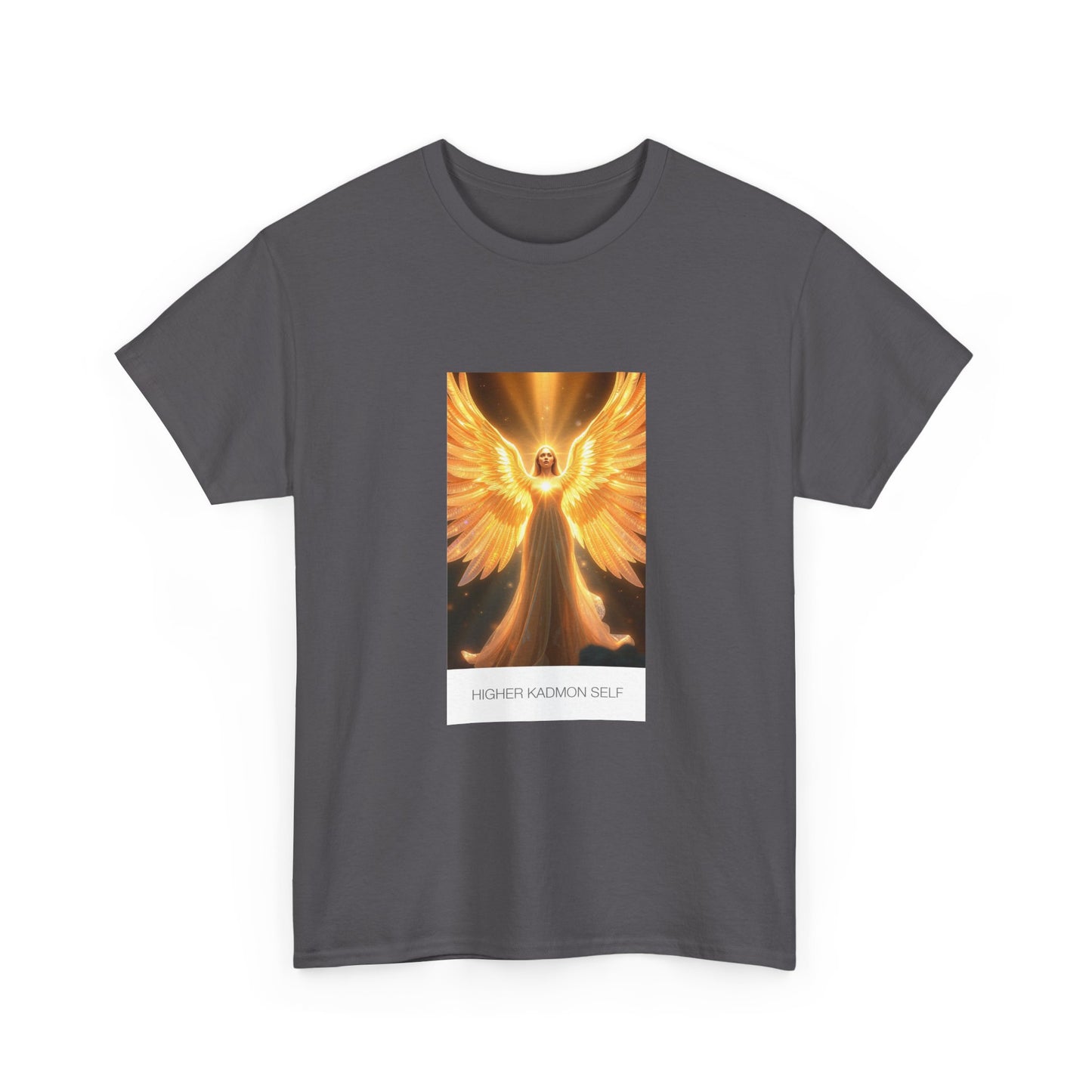 Angel Wings Unisex Heavy Cotton Tee | Spiritual Gift, Casual Wear, Festival Shirt, Inspirational Gift, Daily Comfort