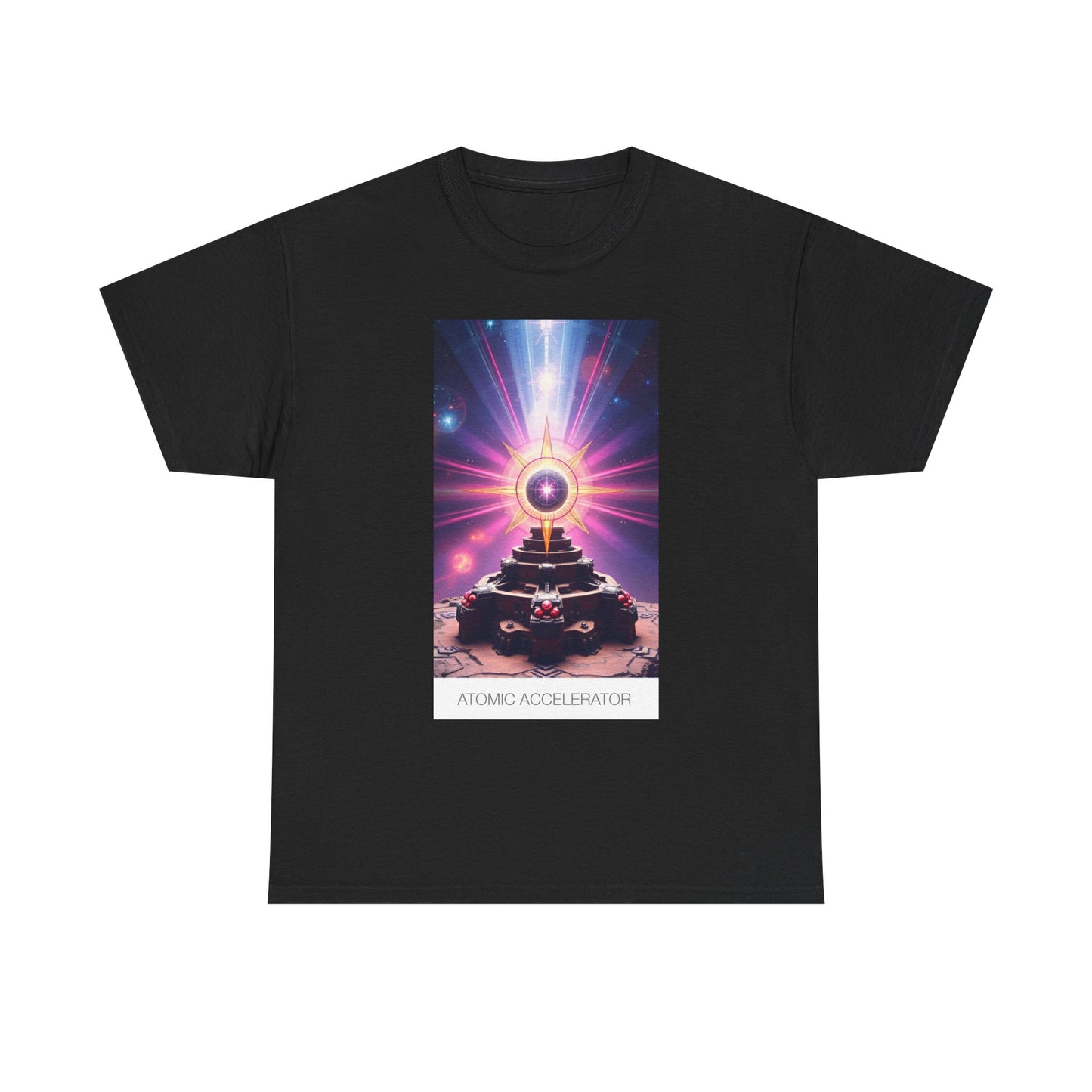 Cosmic Energy Unisex Heavy Cotton Tee, Spiritual Shirt, Meditation Apparel, Gift for Him/Her, Divine Vibes Tee