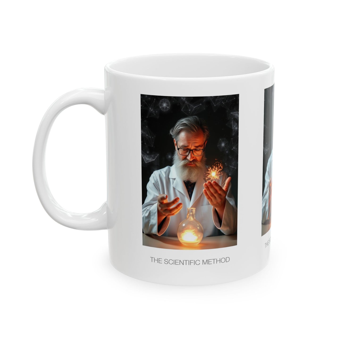 Scientist Themed Ceramic Mug - Perfect for Science Lovers, Teacher Gifts, Laboratory Decor, Birthday Present, Science Appreciation