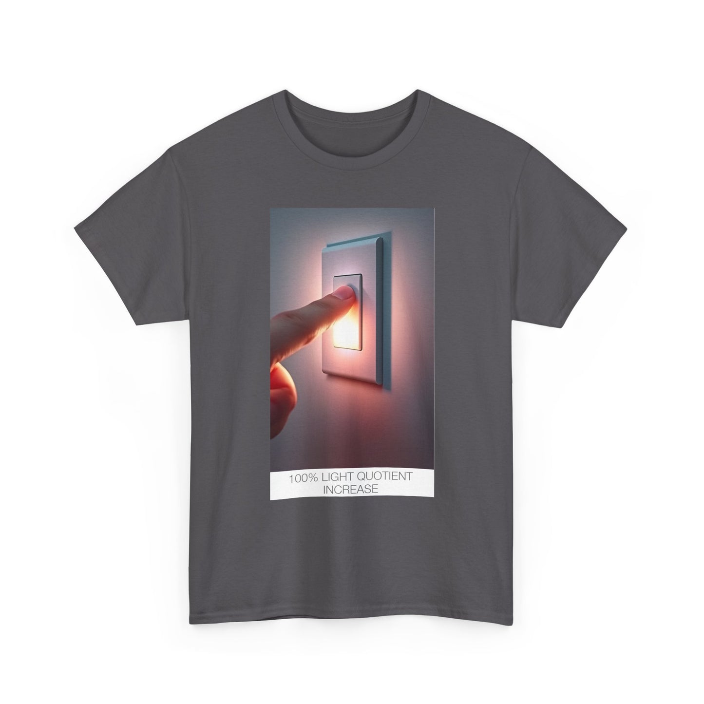 Light Switch Humor Tee, Funny T-Shirt, Gift for Electricians, Unisex Cotton Shirt, Lighthearted Apparel, Perfect for Birthdays