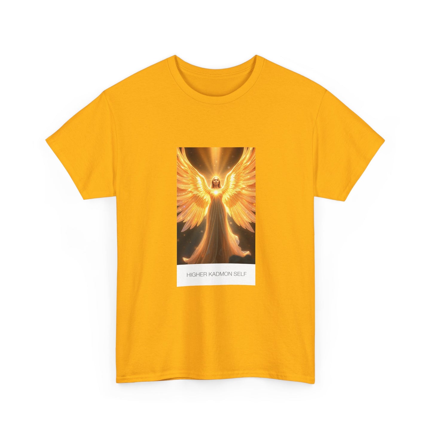 Angel Wings Unisex Heavy Cotton Tee | Spiritual Gift, Casual Wear, Festival Shirt, Inspirational Gift, Daily Comfort