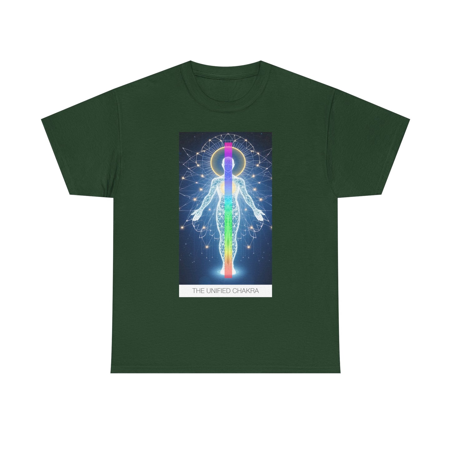 Chakra Energy Unisex Tee, Spiritual T-Shirt, Meditation Gear, Yoga Apparel, Gifts for Wellness, Chakra Art Tee